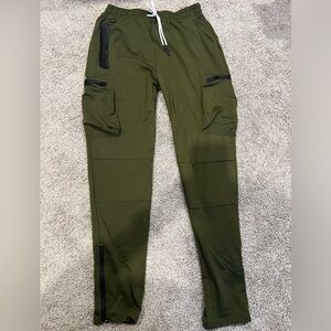 Brand New Mens Asentials Core Olive Joggers Large